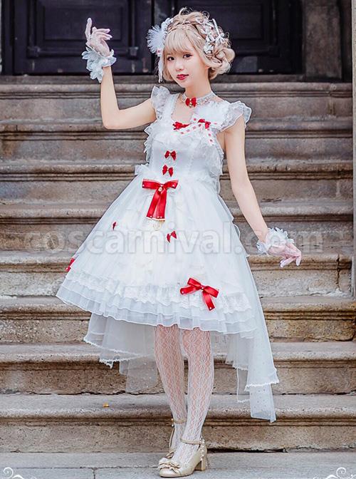 Elegant-Pure-White-Lace-Short-Style-Classic-Lolita-Sling-Wedding-Dress-coscarnival-2901