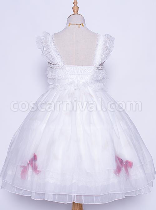 Elegant-Pure-White-Lace-Short-Style-Classic-Lolita-Sling-Wedding-Dress-coscarnival-2928