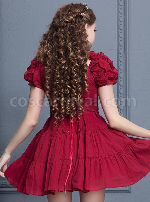 Elegant-Retro-Ruffles-Classic-Lolita-Short-Sleeves-Dress-coscarnival-4677