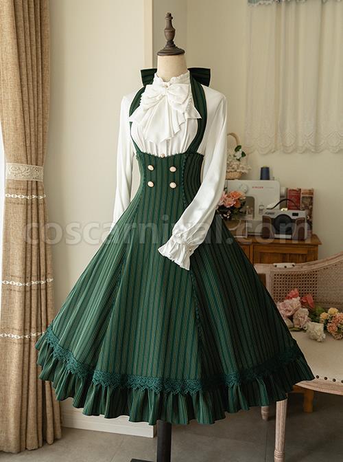 Elegant-Slim-Fit-Detachable-Halter-Large-Bow-Striped-Pocket-Two-Wear-Sling-Long-Sleeves-Classic-Lolita-Dress-coscarnival-965