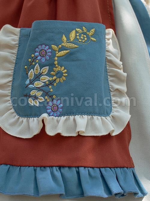 Elegant-Square-Neck-Autumn-Winter-Embroidered-Pocket-Asymmetrical-Hem-Design-Classic-Lolita-Long-Sleeve-Dress-coscarnival-2913