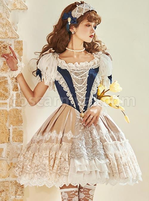 Elizabethan-Coronation-Series-Elegant-Puff-Sleeve-Lace-Ruffle-Hem-Pearl-Embellished-Classic-Lolita-Short-Sleeve-Dress-coscarnival-2856