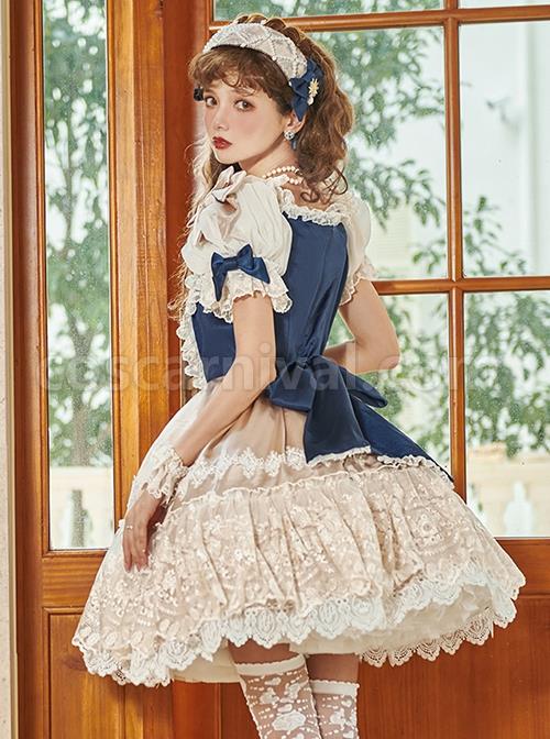 Elizabethan-Coronation-Series-Elegant-Puff-Sleeve-Lace-Ruffle-Hem-Pearl-Embellished-Classic-Lolita-Short-Sleeve-Dress-coscarnival-2859