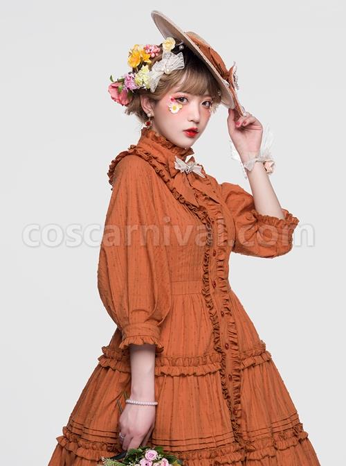 Ellywick-Series-OP-Rural-Solid-Color-Pleated-Design-Protruding-Particles-Embroidery-Flower-Buttons-Classic-Lolita-Dress-Set-coscarnival-1351