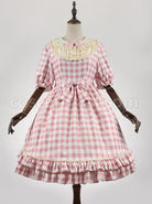Embroidery-Doll-Collar-Plaid-Pattern-Ruffle-Hem-Sweet-Lolita-Short-Sleeve-Dress-coscarnival-1426.jpg