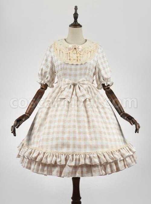 Embroidery-Doll-Collar-Plaid-Pattern-Ruffle-Hem-Sweet-Lolita-Short-Sleeve-Dress-coscarnival-1445.jpg