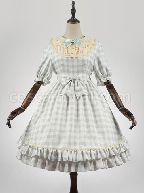 Embroidery-Doll-Collar-Plaid-Pattern-Ruffle-Hem-Sweet-Lolita-Short-Sleeve-Dress-coscarnival-1452.jpg