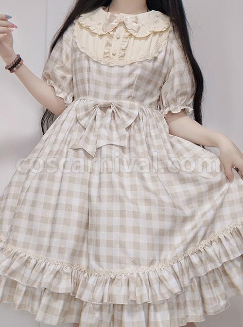 Embroidery-Doll-Collar-Plaid-Pattern-Ruffle-Hem-Sweet-Lolita-Short-Sleeve-Dress-coscarnival-1473.jpg