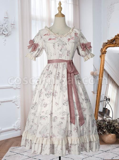 Everlasting-Love-Series-OP-Daily-Elegant-Flowers-Printing-Classic-Lolita-Short-Sleeve-Dress-coscarnival-1292
