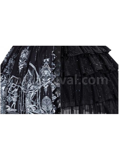 Eye-Of-Red-Heart-Series-JSK-Retro-Dark-Skull-And-Cross-Graphic-Print-Decoration-Classic-Lolita-Sleeveless-Dress-coscarnival-1306