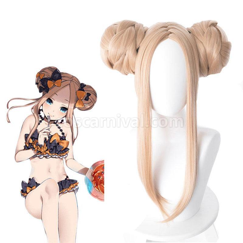 FGO Fate Grand Order First Order Abigail Williams Mixed Blonde Bun Cosplay Wigs coscarnival011117661