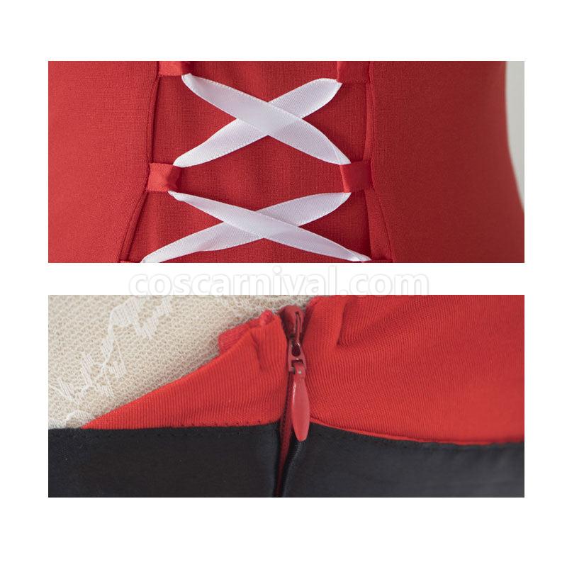 FGO Fate Grand Order Nero Red Swimming Dress Cosplay Costumes coscarnival01117252