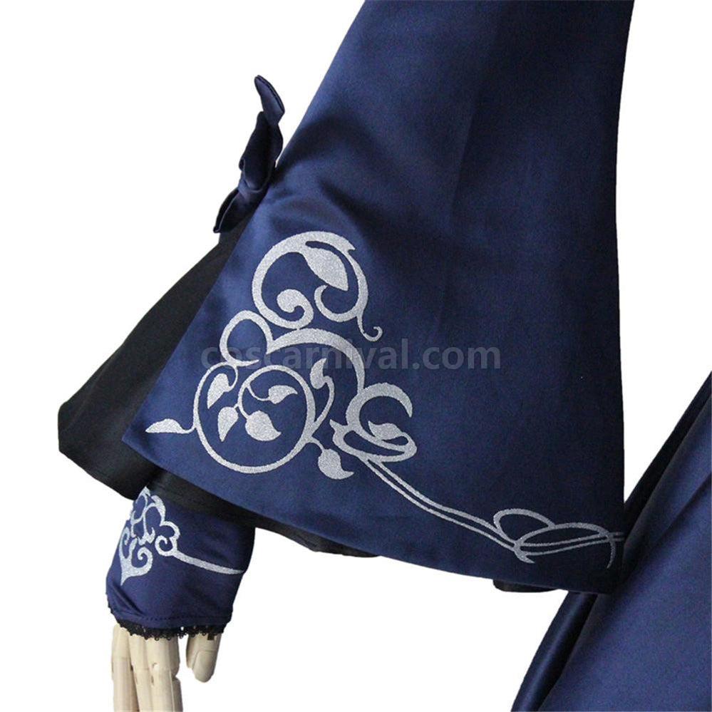 FGO Fate Stay Night Saber Alter Arturia Pendragon Women Black Bride Cosplay Costumes coscarnival011118800