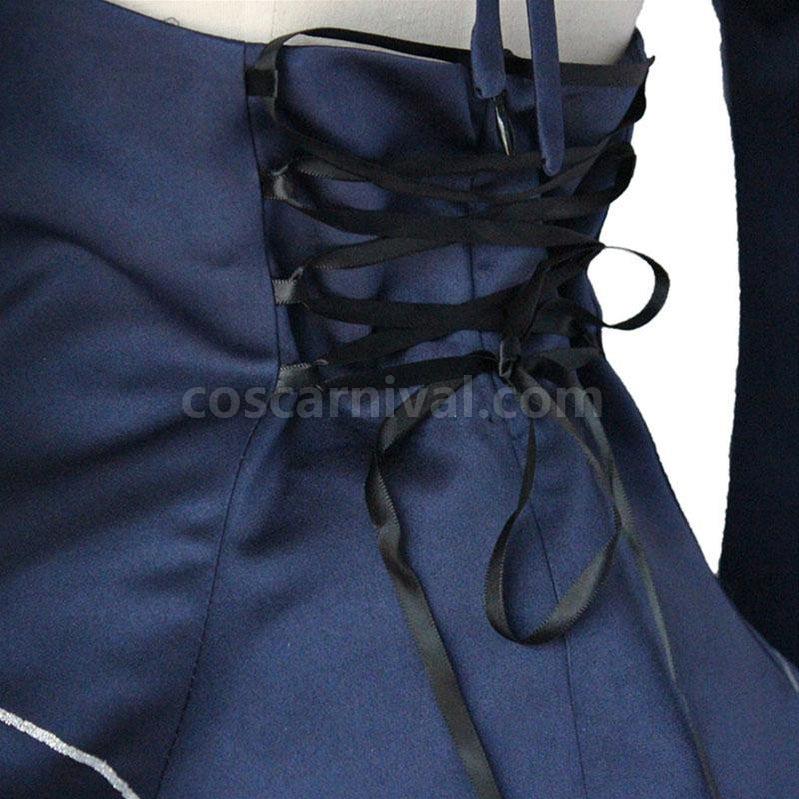 FGO Fate Stay Night Saber Alter Arturia Pendragon Women Black Bride Cosplay Costumes coscarnival011118829