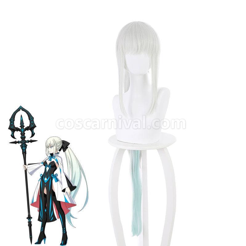 FGO FateGrand Order Morgan Berserker Long Ponytail Cosplay Wigs coscarnival011110607