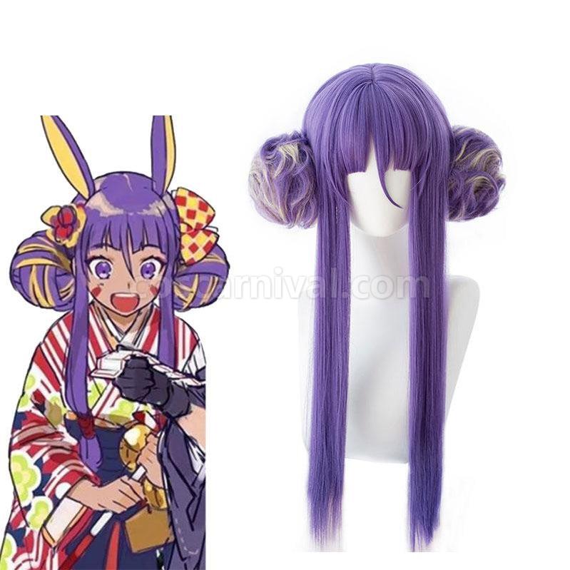 FGO FateGrand Order Nitocris Kimono Version Purple Cosplay Wigs coscarnival011117131
