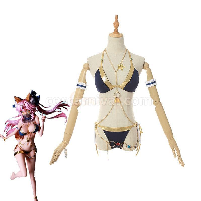 FGO FateGrand Order Tamamo no Mae Swimsuit Cosplay Costumes coscarnival011118950