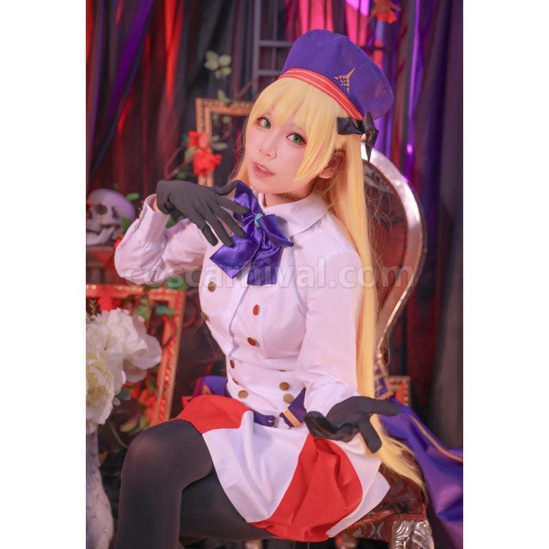 Fate Grand Order FGO Caster Artoria Pendragon Stage 2 Cosplay Costumes coscarnival011112366
