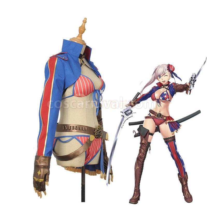 Fate Grand Order FGO Miyamoto Musashi Sexy Swimsuit Cosplay Costumes coscarnival011118891