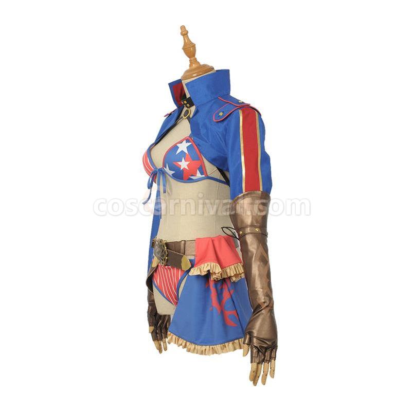 Fate Grand Order FGO Miyamoto Musashi Sexy Swimsuit Cosplay Costumes coscarnival011118897
