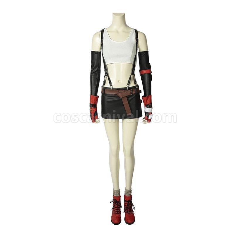 Final Fantasy VII FF7 Tifa Lockhart Outfits Cosplay Costume coscarnival011113680