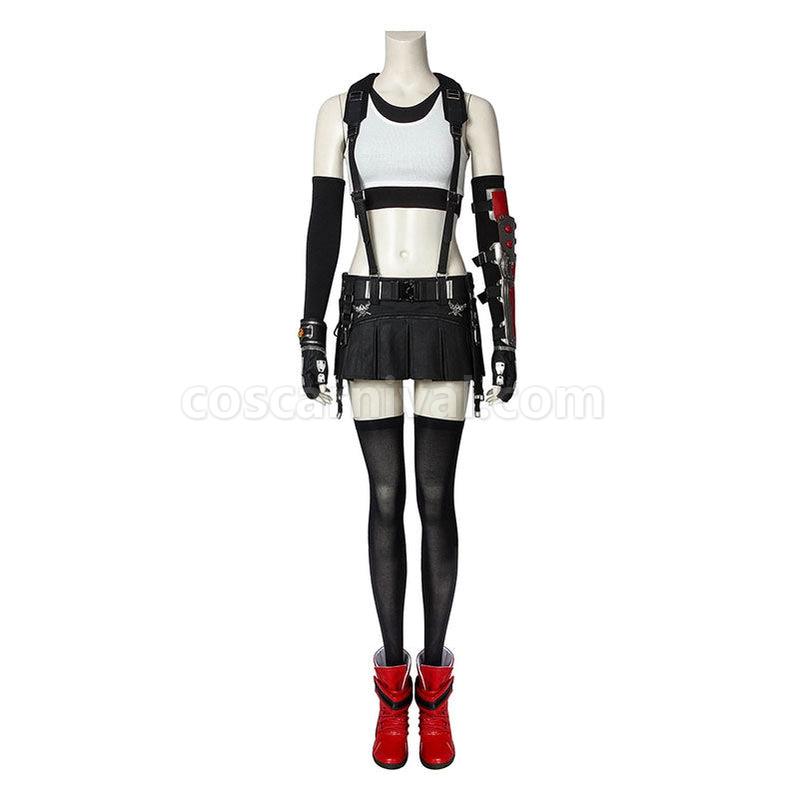 Final Fantasy VII Remake FF7 Tifa Lockhart Outfits Cosplay Costume coscarnival011113674