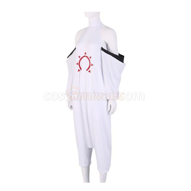 Haumea cosplay costume from Fire Force, back view