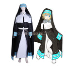 Iris cosplay costume from Fire Force, front view