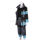 Fire Force Kotatsu Tamaki Fire Suit Cosplay Costume, back view