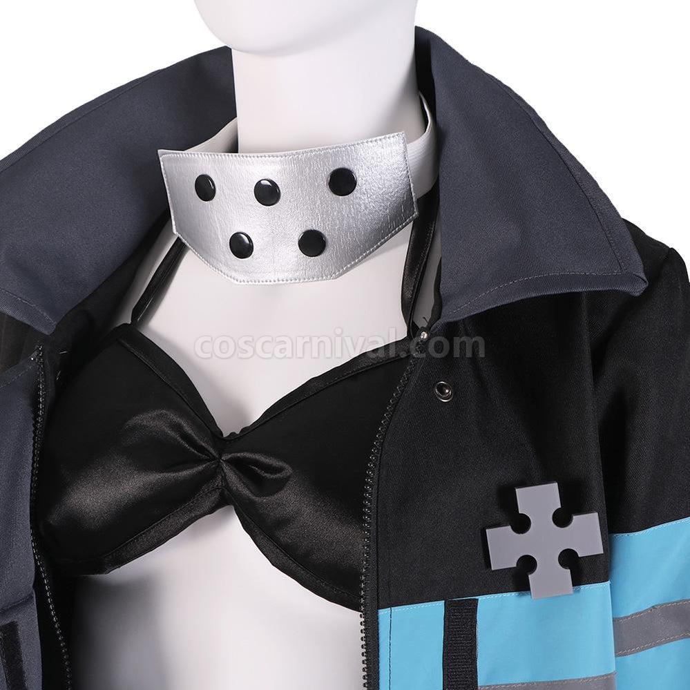 Fire Force Kotatsu Tamaki Fire Suit Cosplay Costume, detail 1