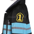 Fire Force Kotatsu Tamaki Fire Suit Cosplay Costume, detail 2