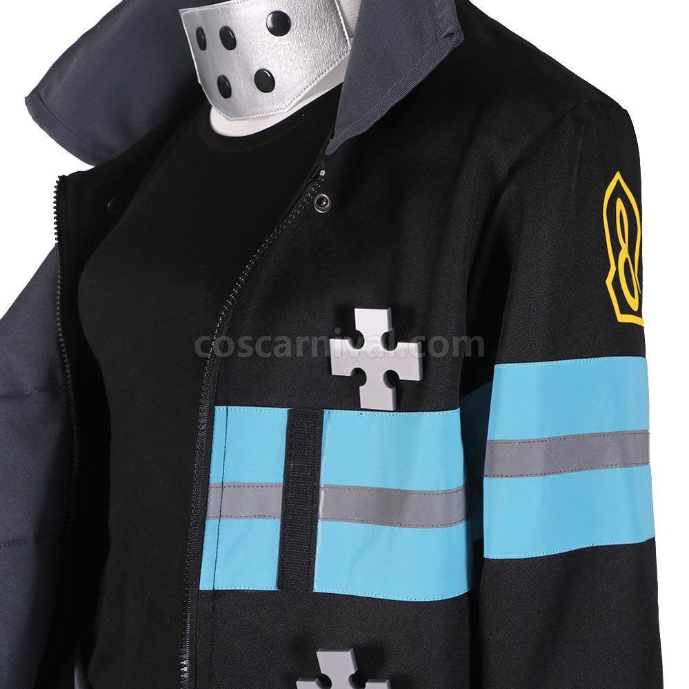Fire Force Maki Oze Fire Suit Cosplay Costume coscarnival011118252