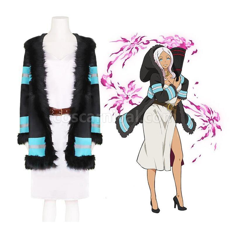 Fire Force Princess Hibana Fire Suit Cosplay Costume coscarnival011118216