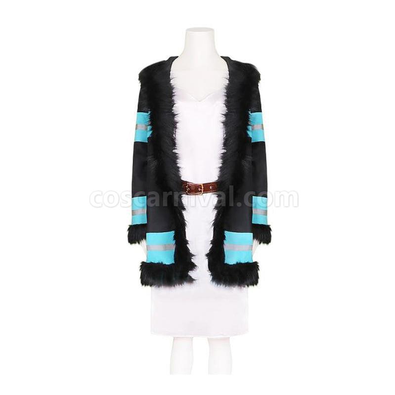 Princess Hibana cosplay costume from Fire Force, side view