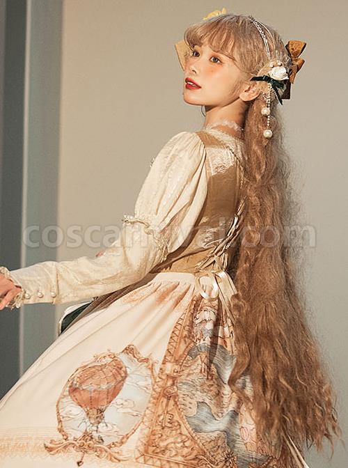 Flee-Tulips-Series-OP-Elegant-Classic-Lolita-Long-Sleeve-Dress-coscarnival-2870