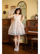 Floating-Moon-Dark-Night-Series-JSK-Floating-Moon-Apricot-Organza-Classic-Lolita-Sling-Dress-coscarnival-1291