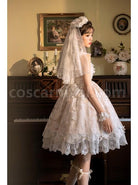 Floating-Moon-Dark-Night-Series-JSK-Floating-Moon-Apricot-Organza-Classic-Lolita-Sling-Dress-coscarnival-1309