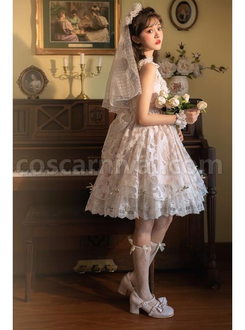Floating-Moon-Dark-Night-Series-JSK-Floating-Moon-Apricot-Organza-Classic-Lolita-Sling-Dress-coscarnival-1319