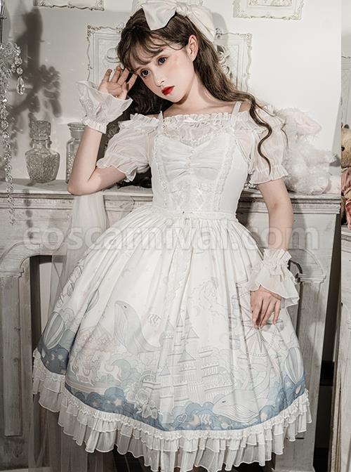 Floating-Whale-Paradise-Series-Daily-Elegance-Lace-Decorative-Print-Classic-Lolita-Sleeveless-Dress-coscarnival-2836