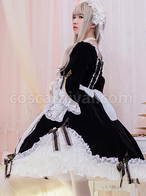 Flower-Bowknots-Black-And-White-Stitching-Sweet-Lolita-Trumpet-Sleeve-Dress-coscarnival-483.jpg