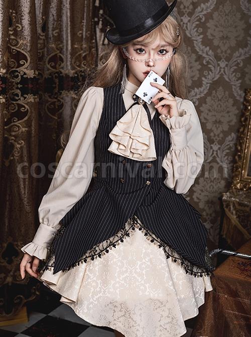 Flower-Brand-Deacon-Series-Magician-Stripe-False-Two-Piece-Irregular-Hem-Autumn-Winter-Classic-Lolita-Long-Sleeve-Dress-coscarnival-2815