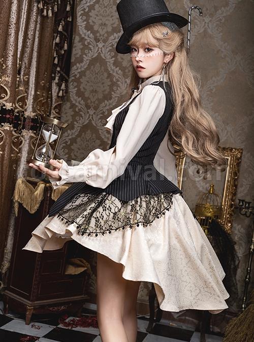 Flower-Brand-Deacon-Series-Magician-Stripe-False-Two-Piece-Irregular-Hem-Autumn-Winter-Classic-Lolita-Long-Sleeve-Dress-coscarnival-2831