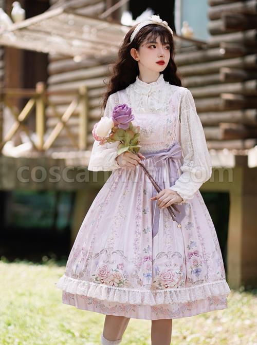 Flowers-Wall-Series-JSK-Printing-Light-Purple-Chiffon-Elegant-Classic-Lolita-Sling-Dress-coscarnival-48