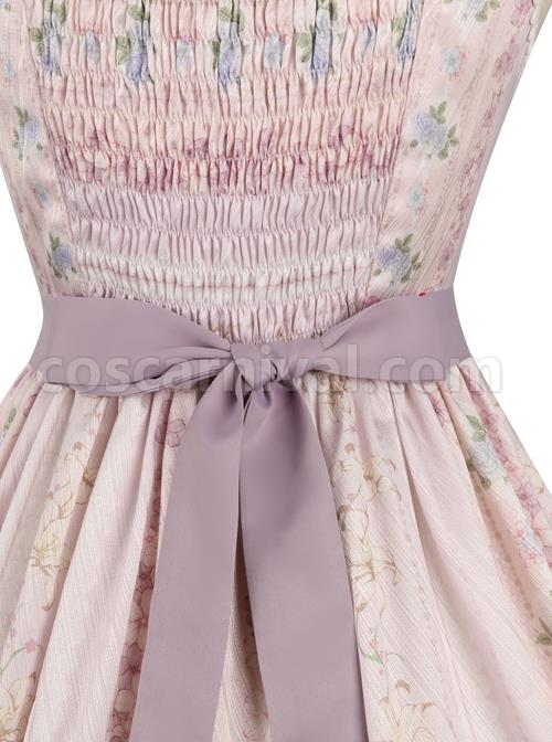 Flowers-Wall-Series-JSK-Printing-Light-Purple-Chiffon-Elegant-Classic-Lolita-Sling-Dress-coscarnival-71