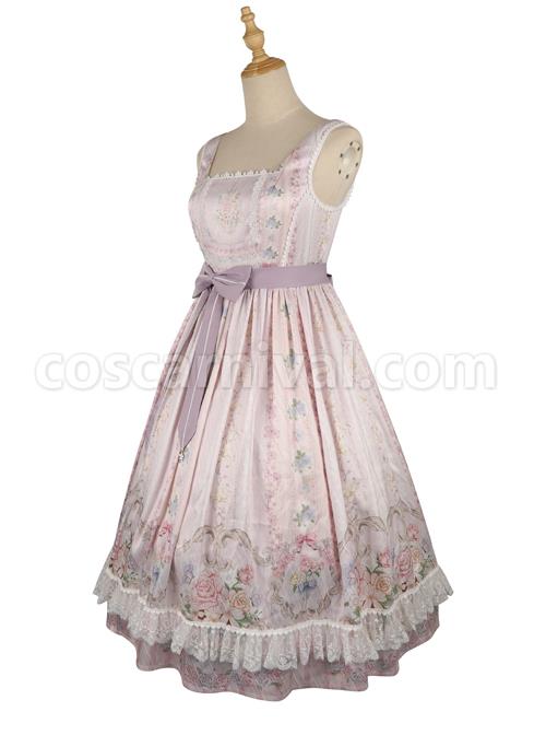Flowers-Wall-Series-JSK-Printing-Light-Purple-Chiffon-Elegant-Classic-Lolita-Sling-Dress-coscarnival-83