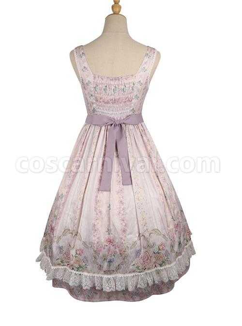 Flowers-Wall-Series-JSK-Printing-Light-Purple-Chiffon-Elegant-Classic-Lolita-Sling-Dress-coscarnival-88