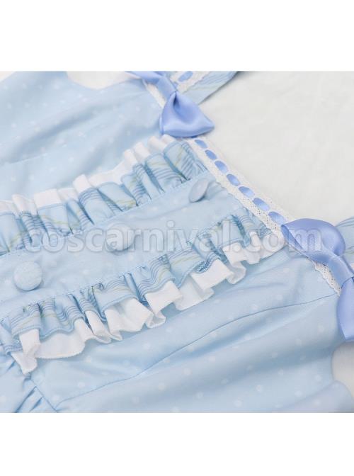 Forest-Of-Spring-Series-Cute-Animal-Pattern-Folds-Bow-Knots-Puffed-Hem-Classic-Lolita-Sling-Dress-Set-coscarnival-4721