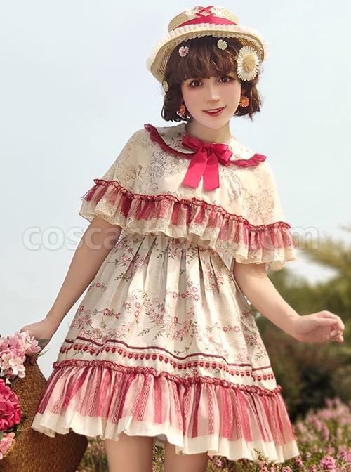 Forget-Worry-Chrysanthemum-Series-OP-Woven-Cotton-Flower-Embroidery-Patchwork-Laceclassic-Lolita-Dress-Set-coscarnival-1662