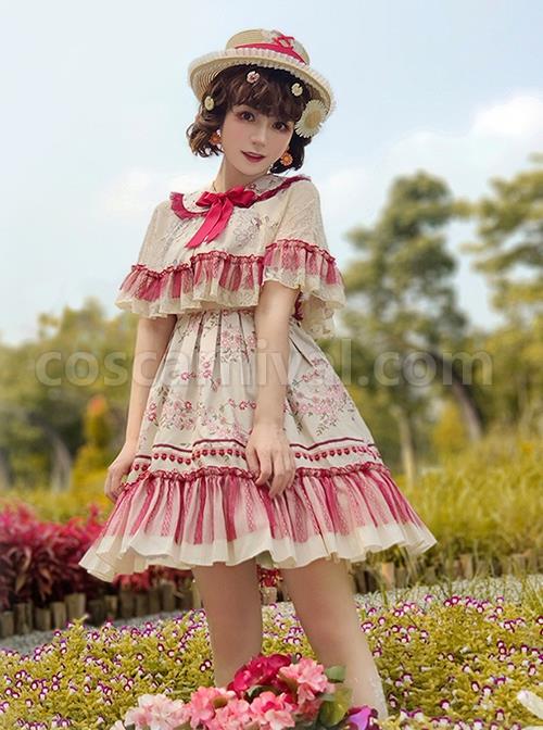 Forget-Worry-Chrysanthemum-Series-OP-Woven-Cotton-Flower-Embroidery-Patchwork-Laceclassic-Lolita-Dress-Set-coscarnival-1667