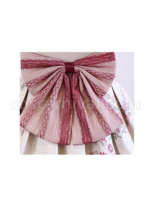 Forget-Worry-Chrysanthemum-Series-OP-Woven-Cotton-Flower-Embroidery-Patchwork-Laceclassic-Lolita-Dress-Set-coscarnival-1701